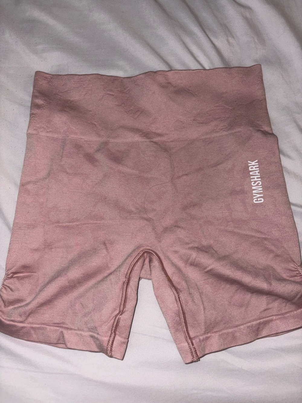 Gymshark Seamless High-Waist Bike Shorts in Dusty Pink